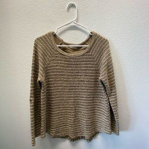 Gold shimmer sweater